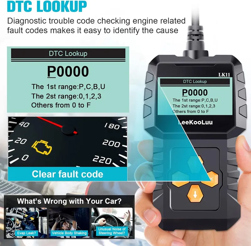 Leekooluu OBD2 Scanner DTC